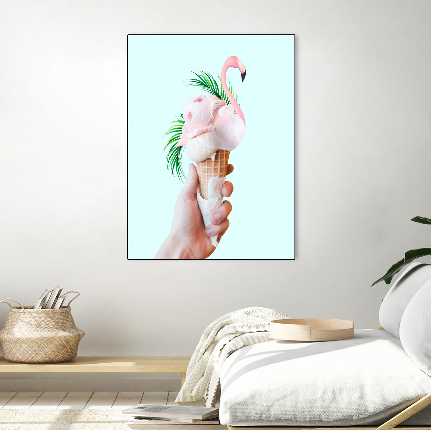 Tropical Ice Cream  by 83 oranges on GIANT ART - pink digital