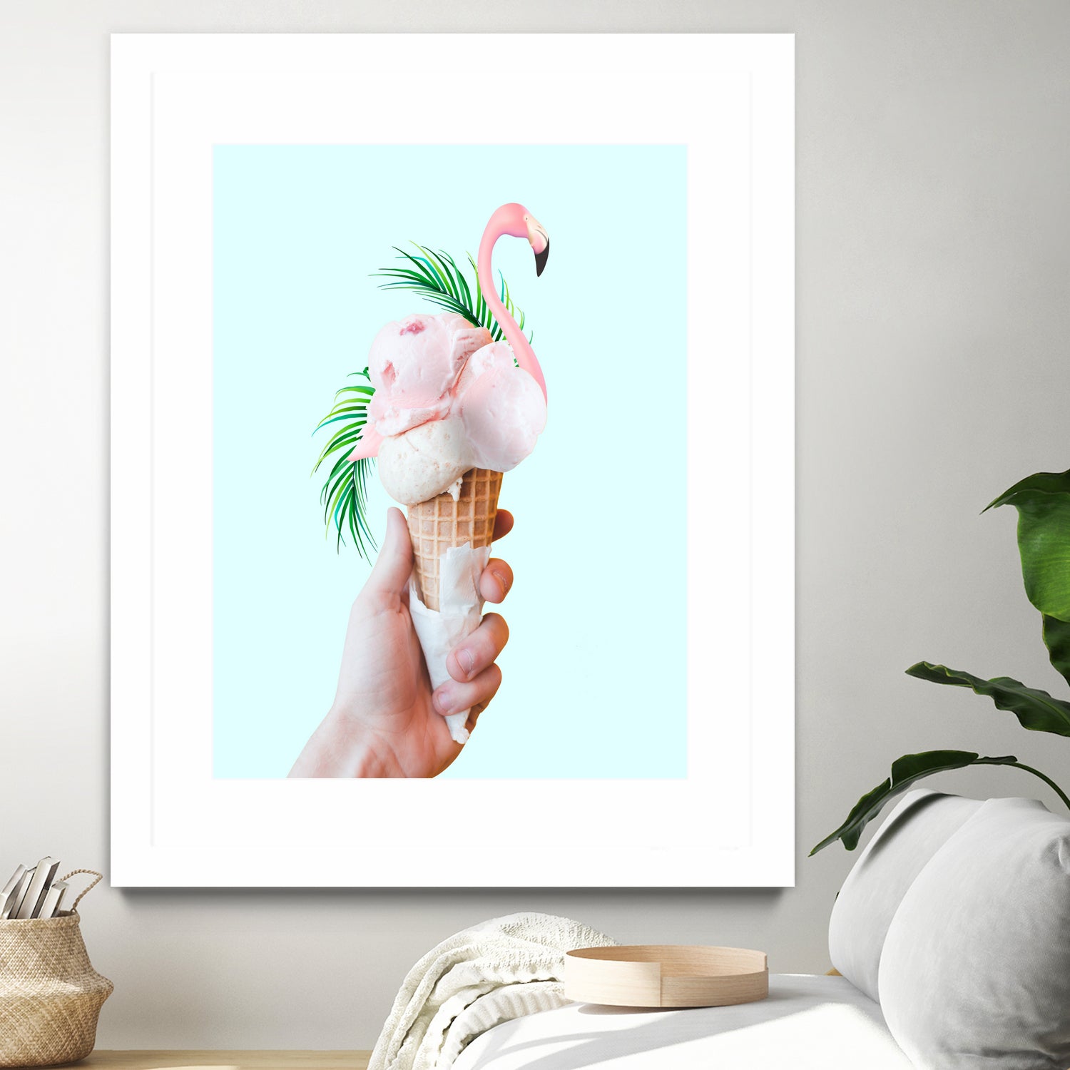 Tropical Ice Cream  by 83 oranges on GIANT ART - pink digital