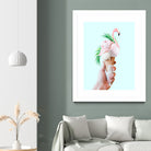 Tropical Ice Cream  by 83 oranges on GIANT ART - pink digital