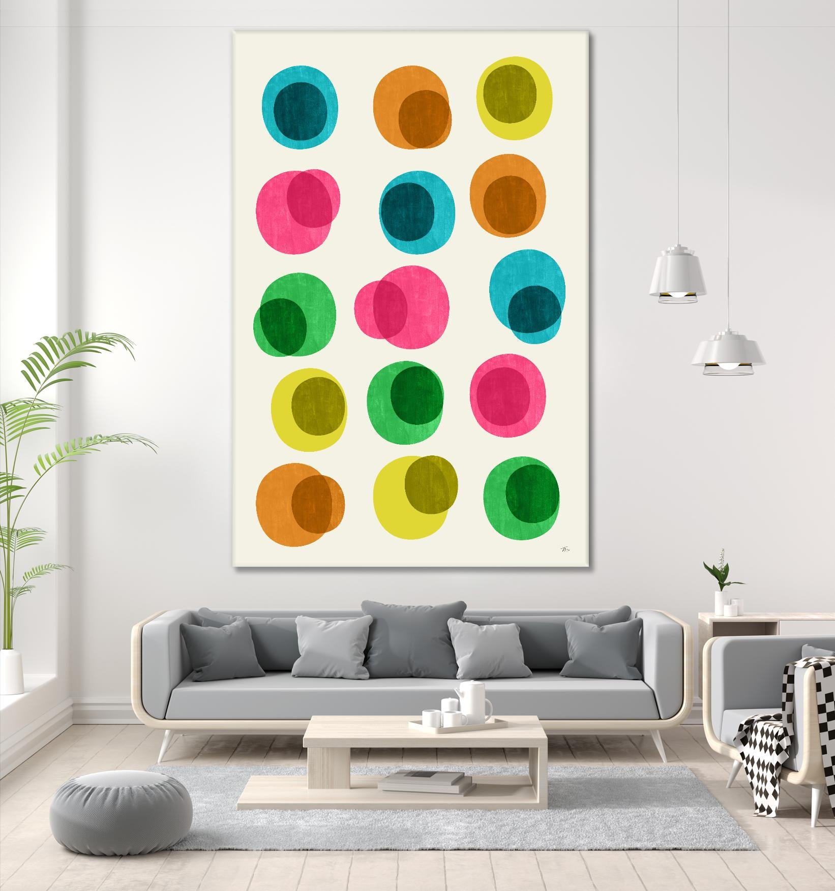 An Array of Circles by Trevor May on GIANT ART