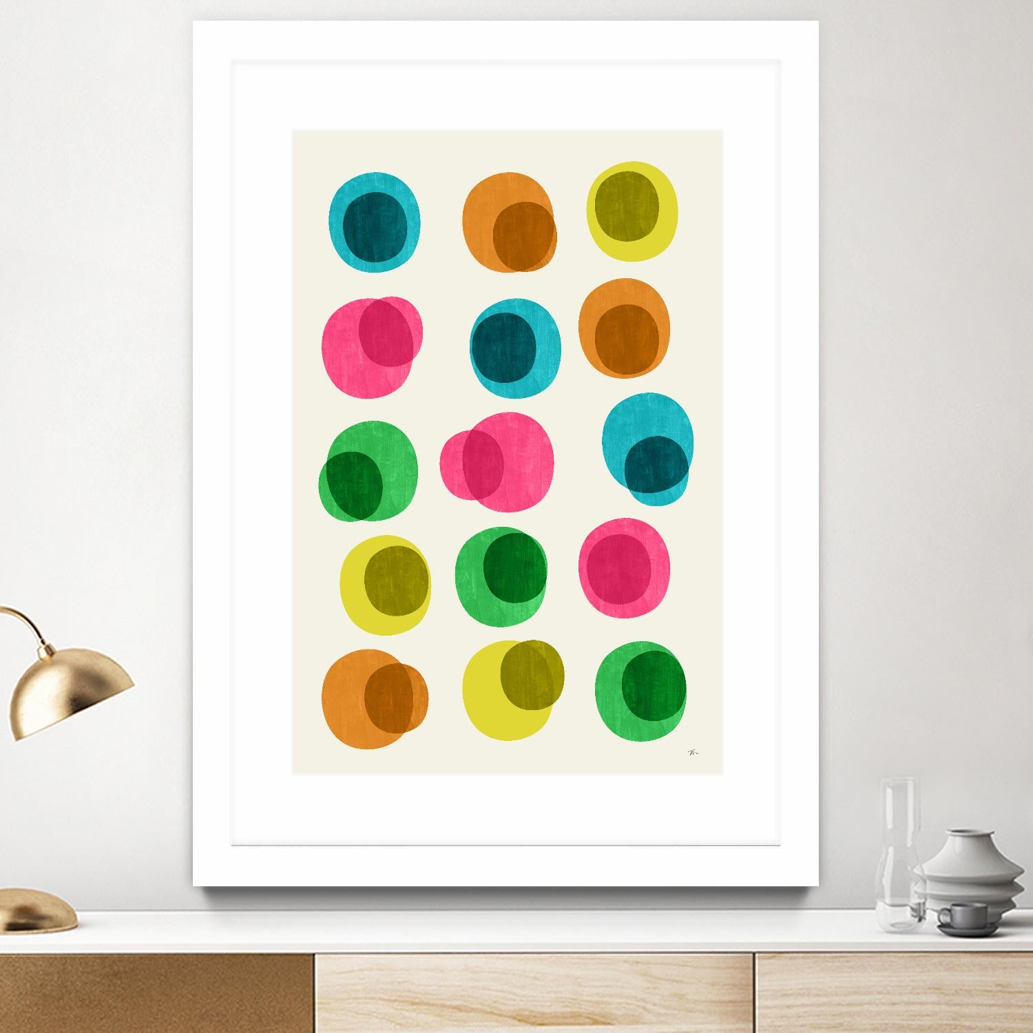 An Array of Circles by Trevor May on GIANT ART