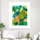 Jungle Tiger by 83 oranges on GIANT ART - orange digital jungle