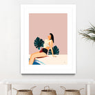 Sunday by 83 Oranges on GIANT ART - pink illustration pool