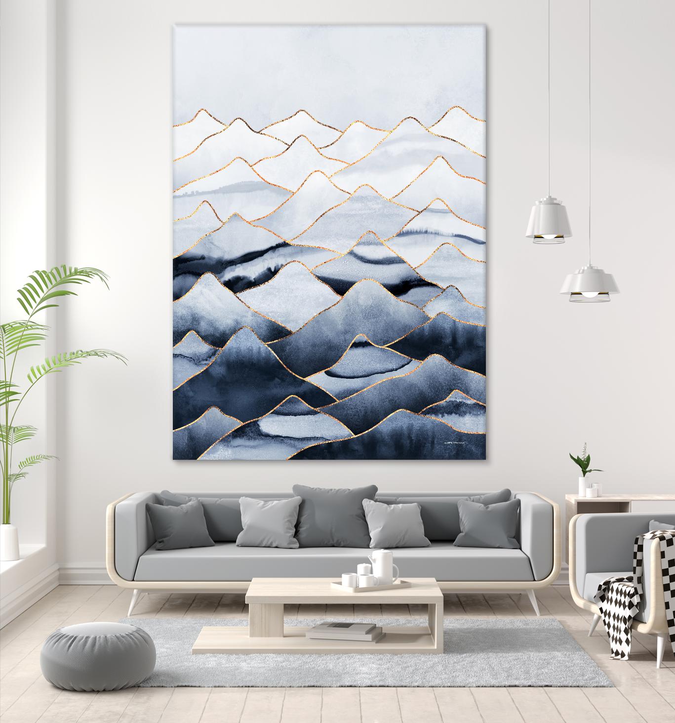 Mountains by Elisabeth Fredriksson on GIANT ART