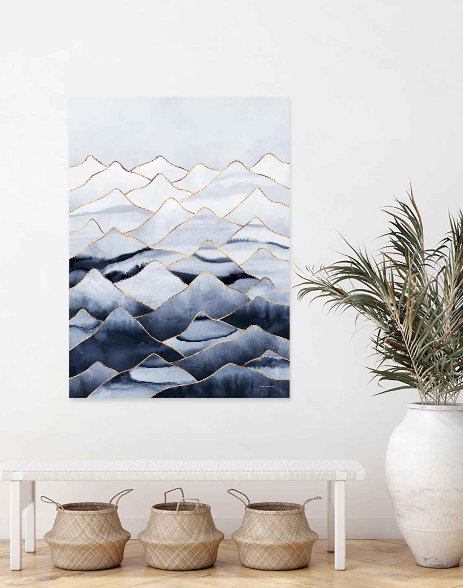 Mountains by Elisabeth Fredriksson on GIANT ART