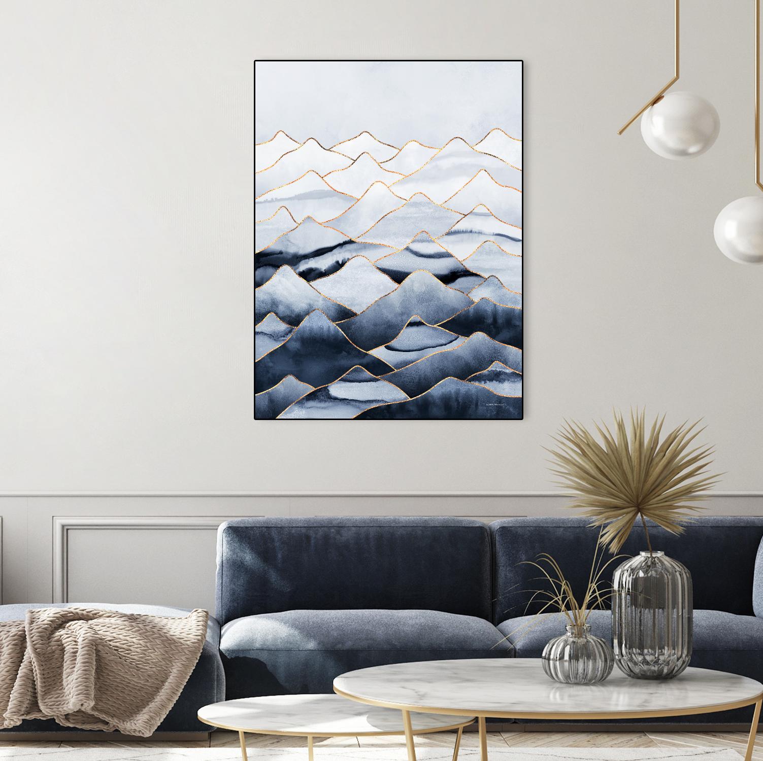 Mountains by Elisabeth Fredriksson on GIANT ART