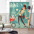 Paris Vintage Travel by Martin Wickstrom on GIANT ART