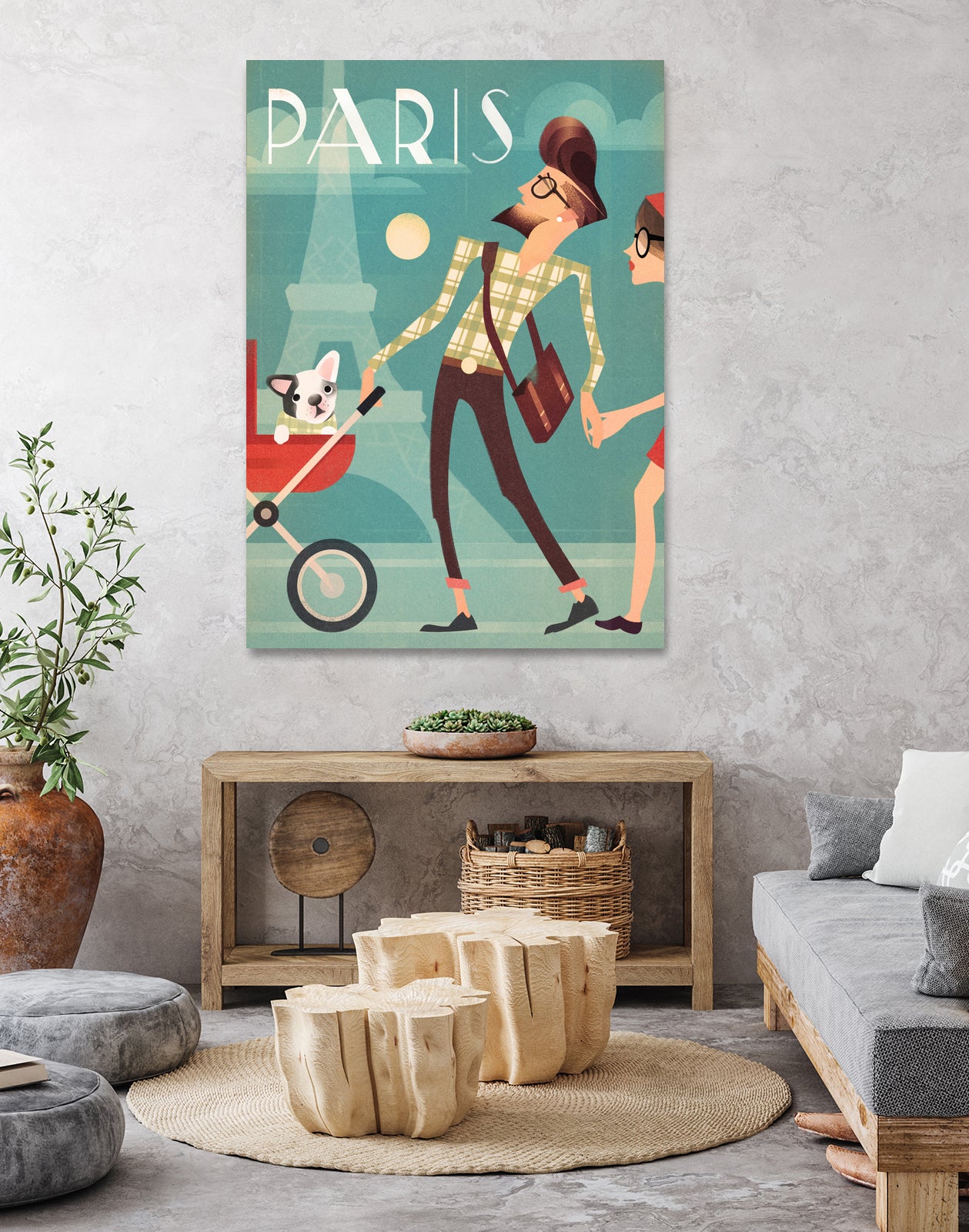 Paris Vintage Travel by Martin Wickstrom on GIANT ART