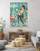 Paris Vintage Travel by Martin Wickstrom on GIANT ART