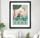 Visit Rome Vintage Art by Martin Wickstrom on GIANT ART