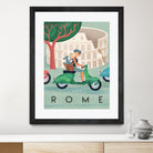 Visit Rome Vintage Art by Martin Wickstrom on GIANT ART