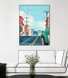 Art Deco San Francisco Car Chase by Martin Wickstrom on GIANT ART