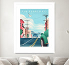 Art Deco San Francisco Car Chase by Martin Wickstrom on GIANT ART