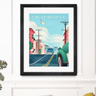 Art Deco San Francisco Car Chase by Martin Wickstrom on GIANT ART