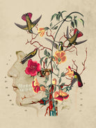 Flower Anatomy by Caterina Lo Cicero on GIANT ART - red digital