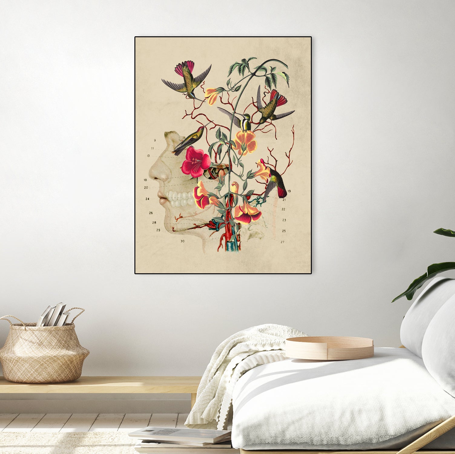 Flower Anatomy by Caterina Lo Cicero on GIANT ART - red digital