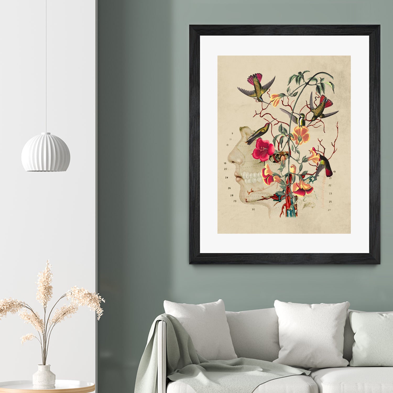 Flower Anatomy by Caterina Lo Cicero on GIANT ART - red digital