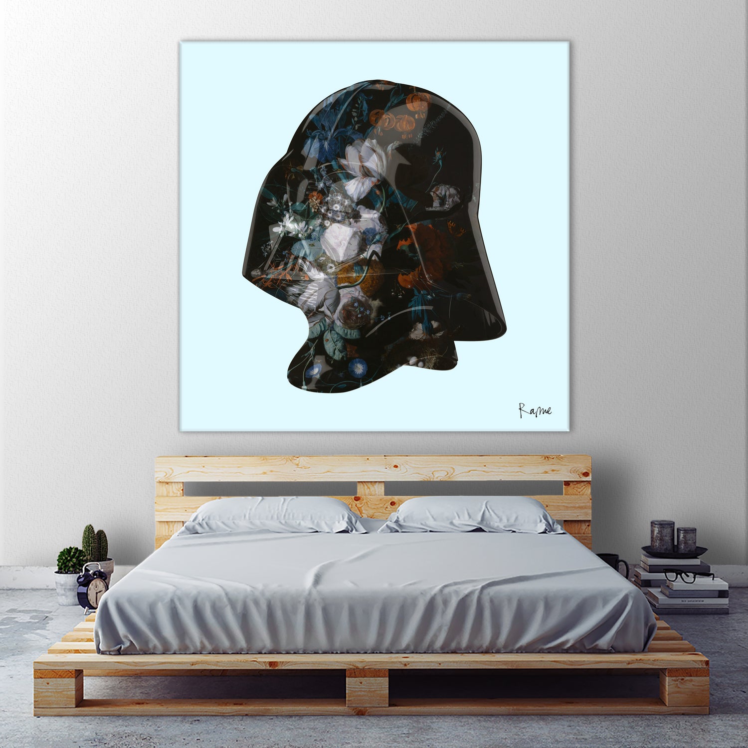 Floral Darth by Caterina Lo Cicero  on GIANT ART