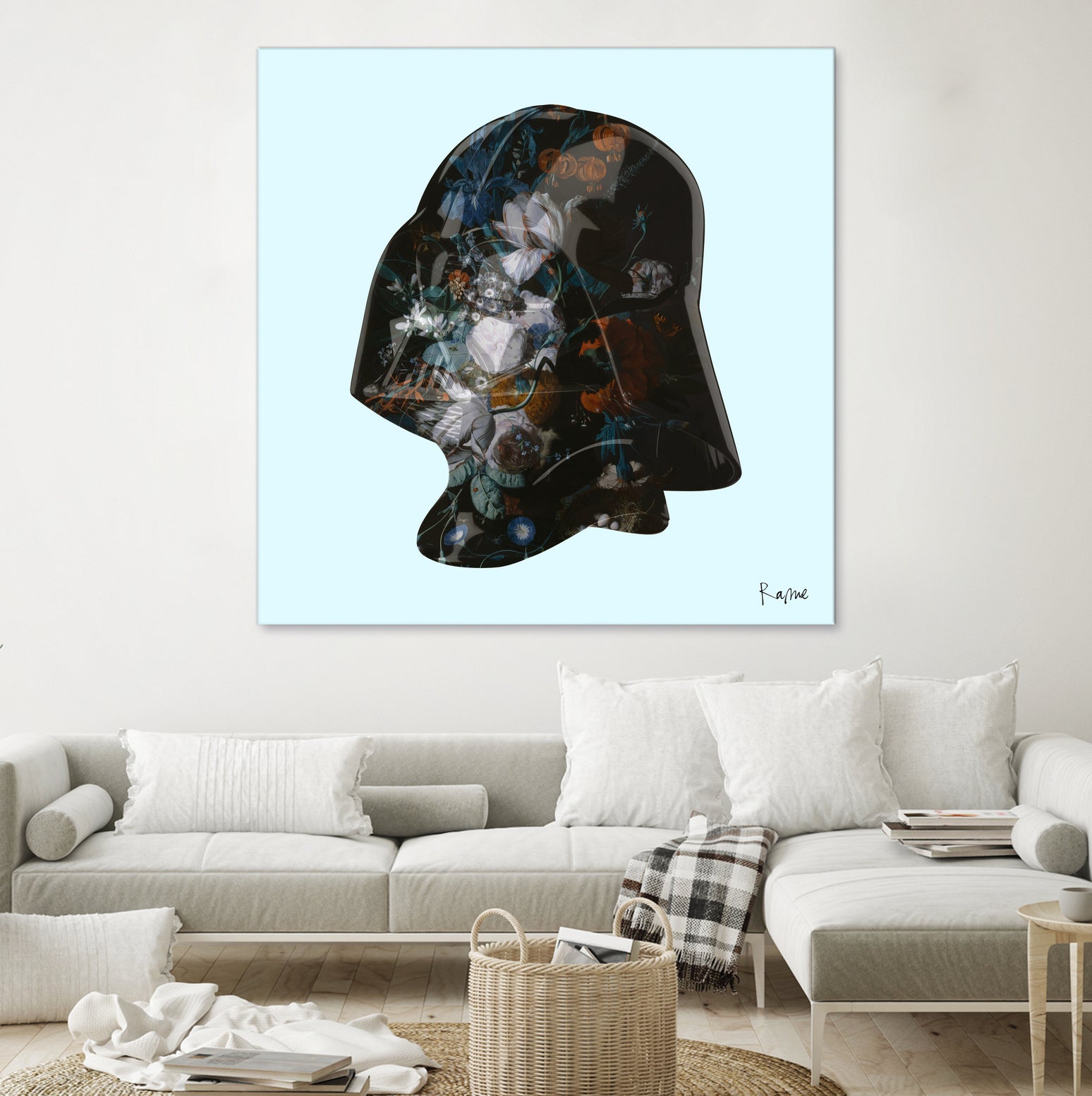 Floral Darth by Caterina Lo Cicero  on GIANT ART