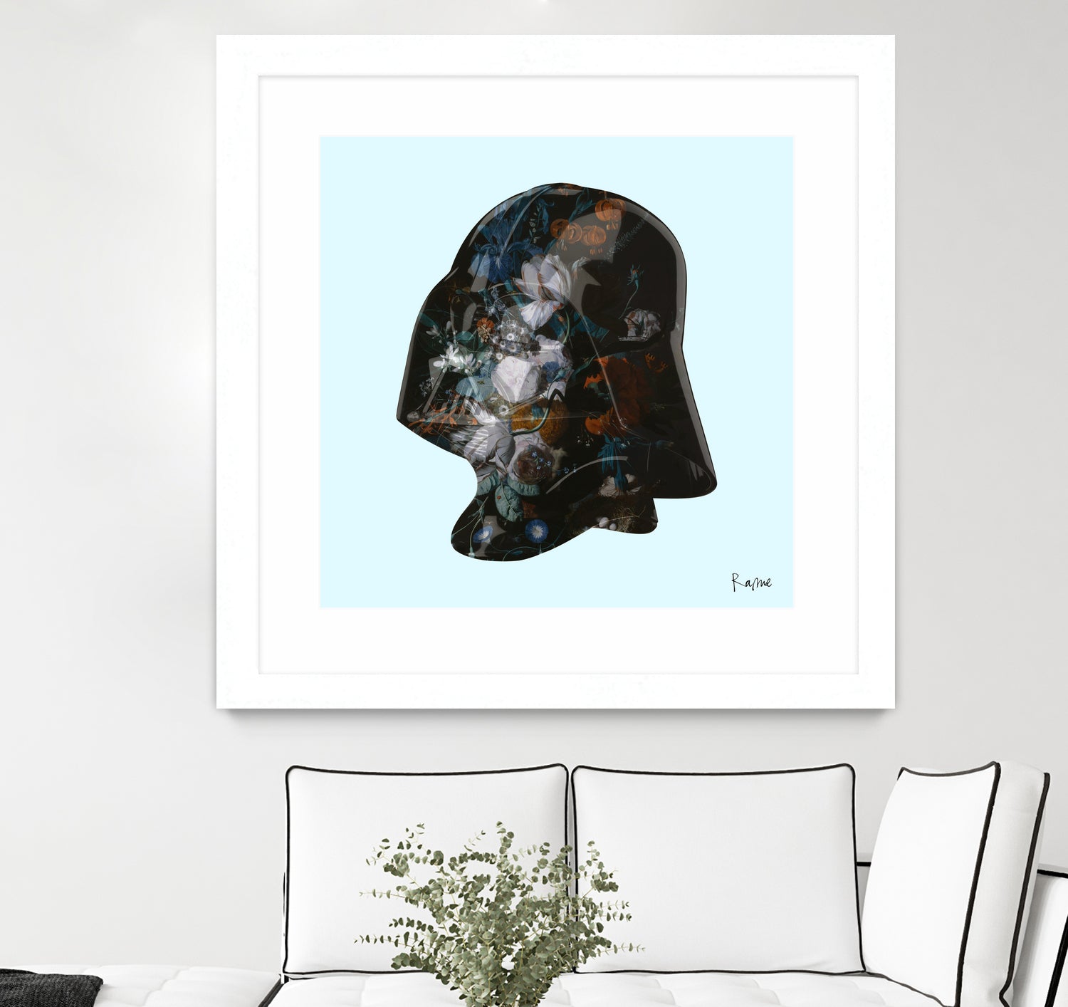 Floral Darth by Caterina Lo Cicero  on GIANT ART