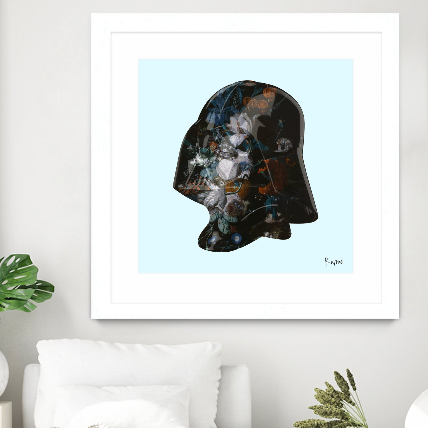 Floral Darth by Caterina Lo Cicero  on GIANT ART