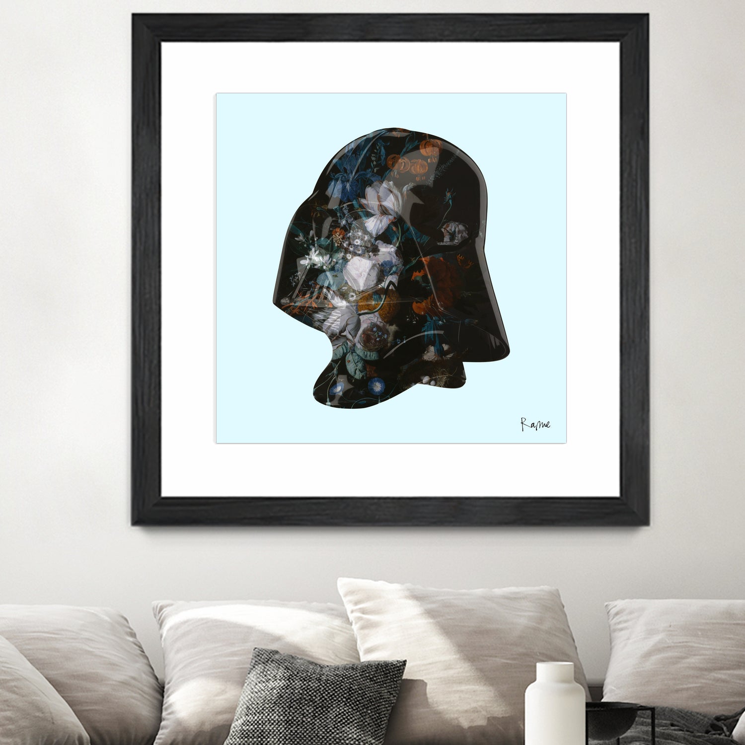 Floral Darth by Caterina Lo Cicero  on GIANT ART