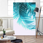 Palm Leaves Turquoise Summer Vibes #1 by Anita's & Bella's Art on GIANT ART