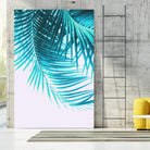 Palm Leaves Turquoise Summer Vibes #1 by Anita's & Bella's Art on GIANT ART