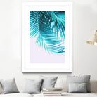 Palm Leaves Turquoise Summer Vibes #1 by Anita's & Bella's Art on GIANT ART