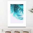 Palm Leaves Turquoise Summer Vibes #1 by Anita's & Bella's Art on GIANT ART