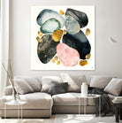 Pebble Abstract by SpaceFrog Designs on GIANT ART - gold shapes