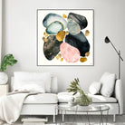 Pebble Abstract by SpaceFrog Designs on GIANT ART - gold shapes