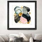 Pebble Abstract by SpaceFrog Designs on GIANT ART - gold shapes