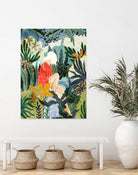 The Distracted Reader by 83 Oranges on GIANT ART - orange digital