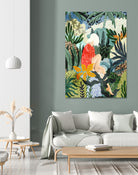 The Distracted Reader by 83 Oranges on GIANT ART - orange digital