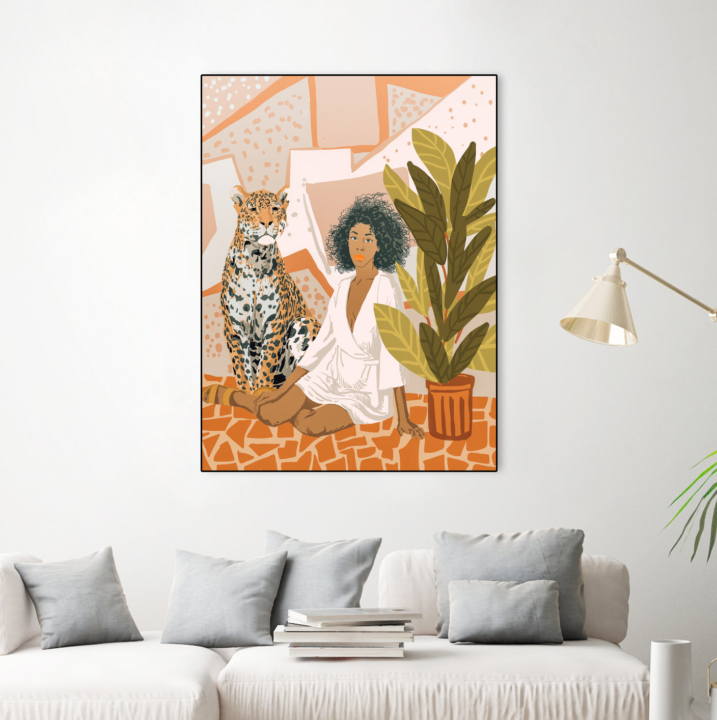 House Guest by 83 oranges on GIANT ART - brown digital