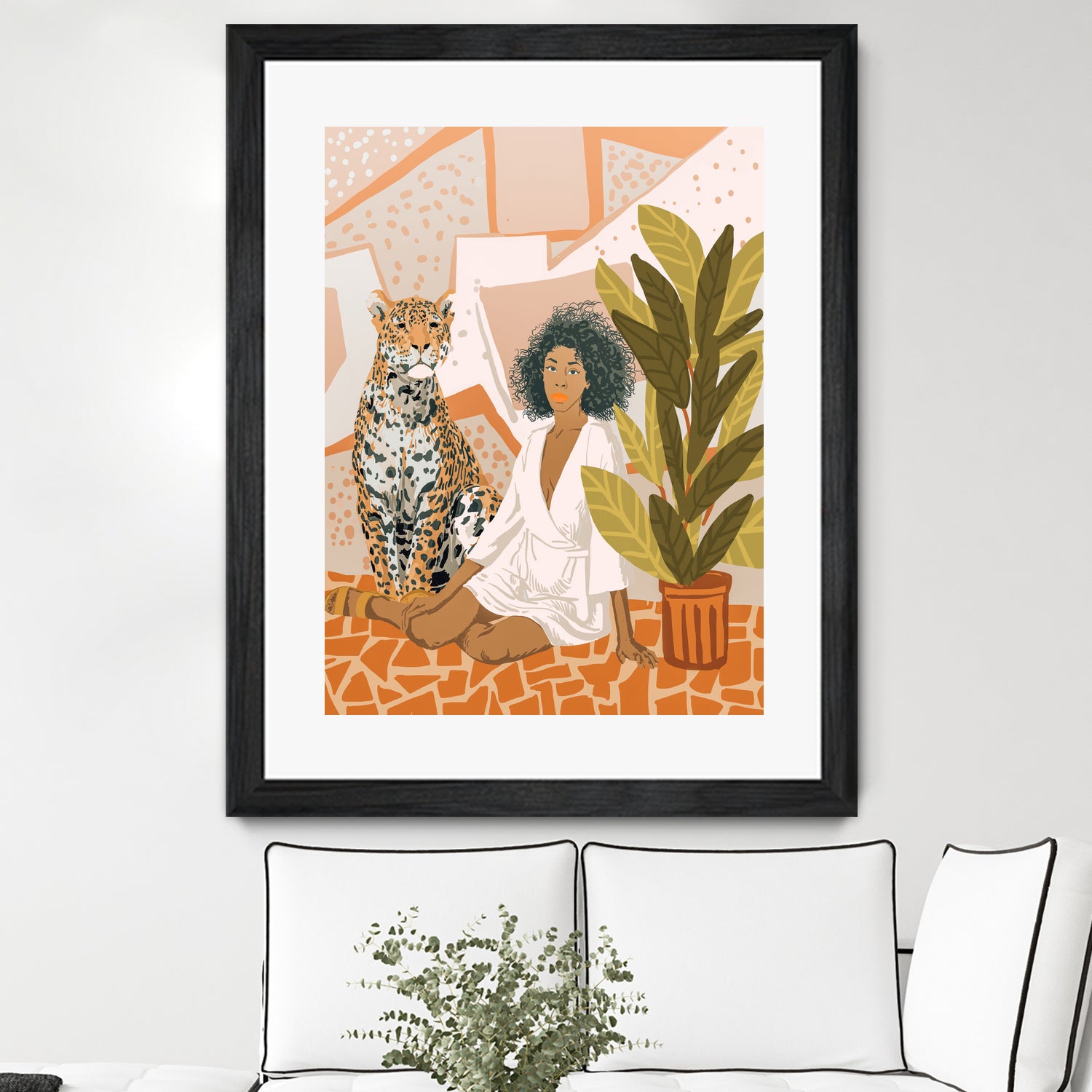 House Guest by 83 oranges on GIANT ART - brown digital