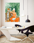 Jungle Vacay II by 83 Oranges on GIANT ART - orange digital tiger