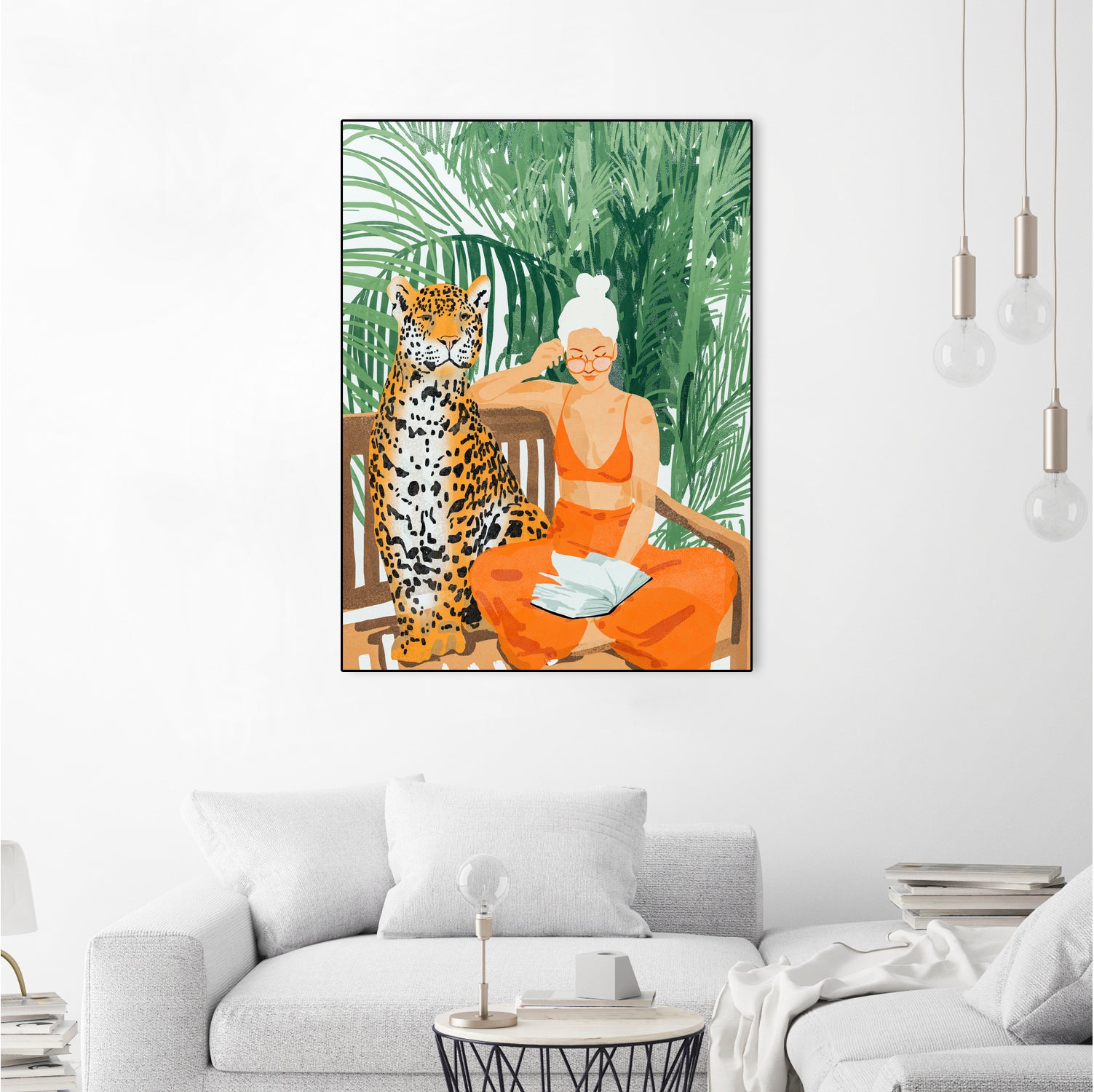 Jungle Vacay II by 83 Oranges on GIANT ART - orange digital tiger