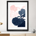 Blush Blue Fiddle Leaf Dream #1 #tropical #decor #art by Anita's & Bella's Art on GIANT ART