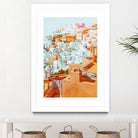 Santorini Vacay by 83 Oranges on GIANT ART - orange digital greece