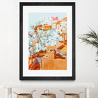 Santorini Vacay by 83 Oranges on GIANT ART - orange digital greece