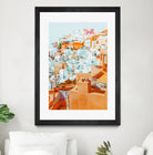 Santorini Vacay by 83 Oranges on GIANT ART - orange digital greece