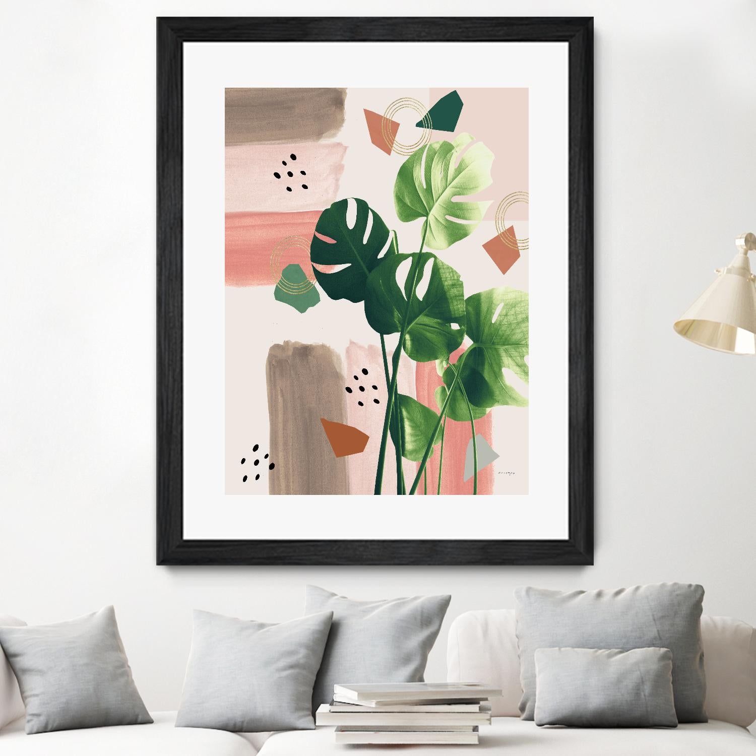 Monstera Summer Glam #1 #tropical #decor #art by Anita's & Bella's Art on GIANT ART