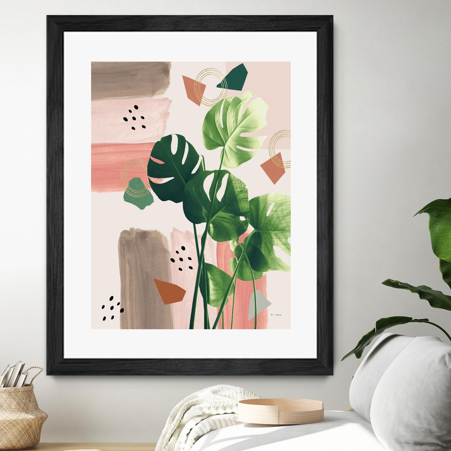 Monstera Summer Glam #1 #tropical #decor #art by Anita's & Bella's Art on GIANT ART