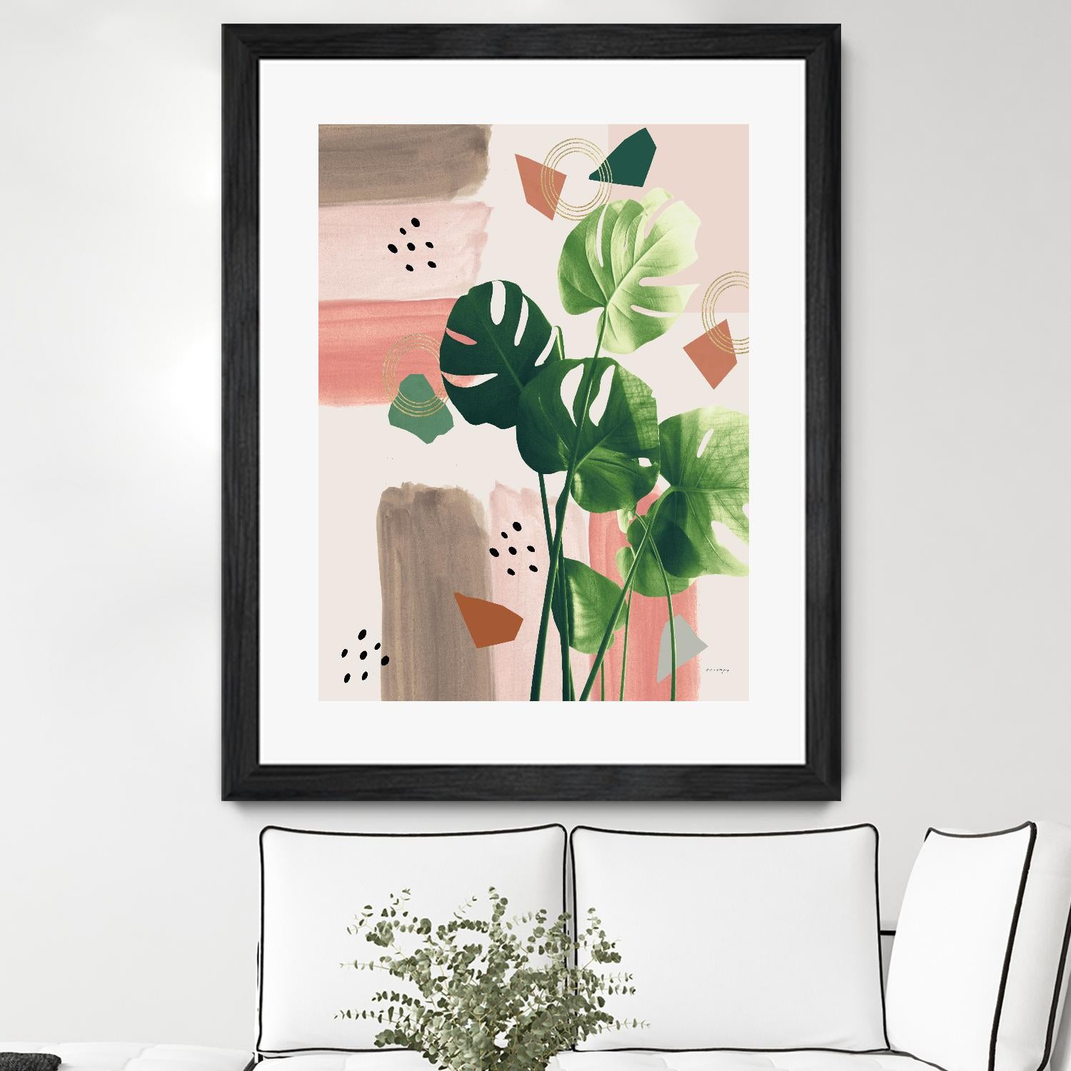 Monstera Summer Glam #1 #tropical #decor #art by Anita's & Bella's Art on GIANT ART