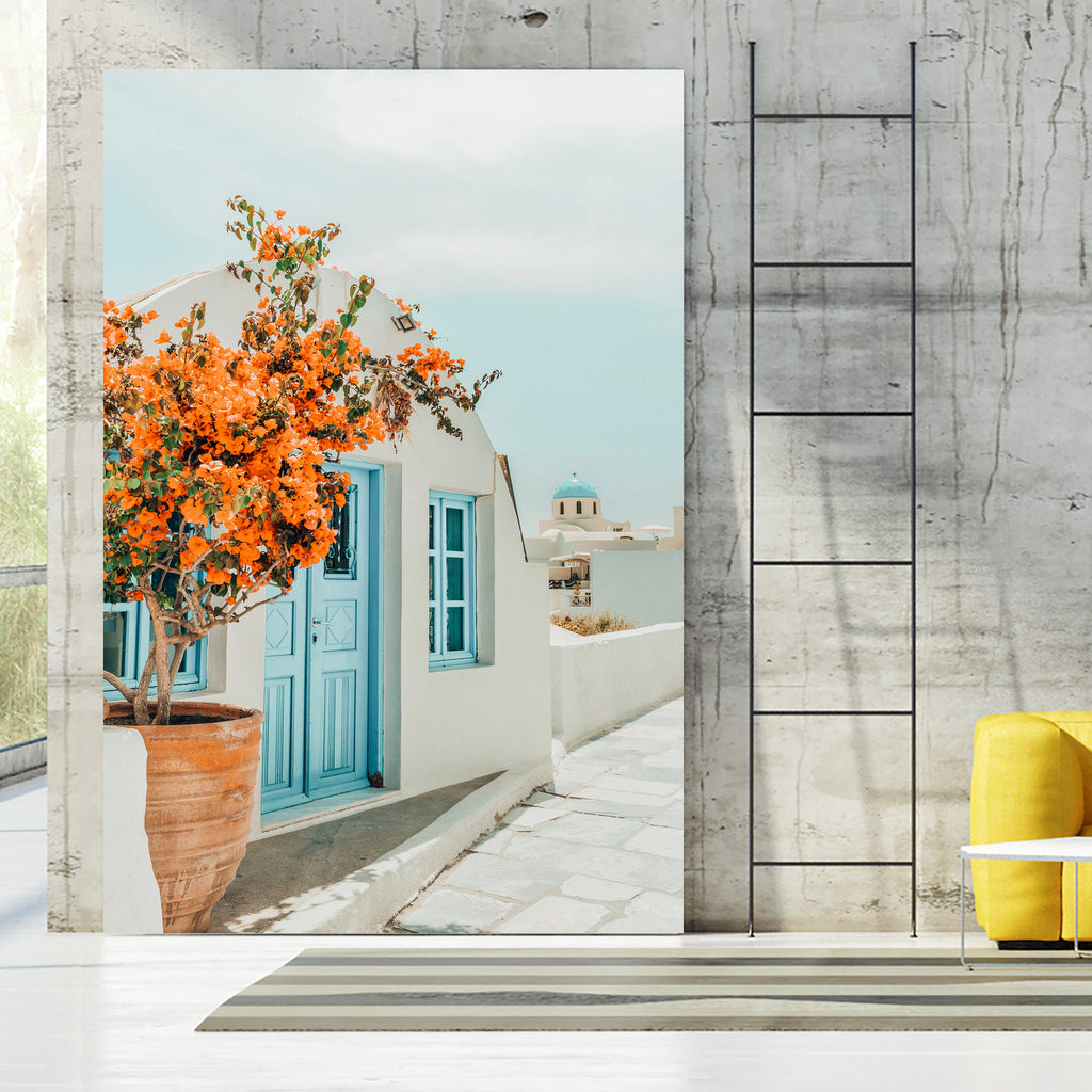 Greece Airbnb by 83 oranges on GIANT ART - orange digital greece