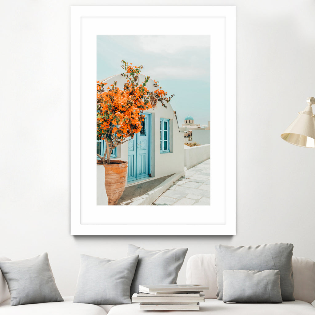 Greece Airbnb by 83 oranges on GIANT ART - orange digital greece