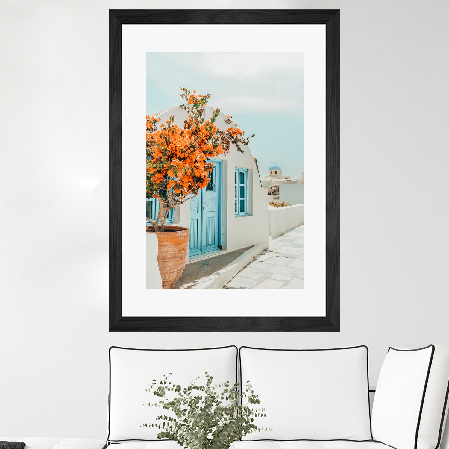 Greece Airbnb by 83 oranges on GIANT ART - orange digital greece