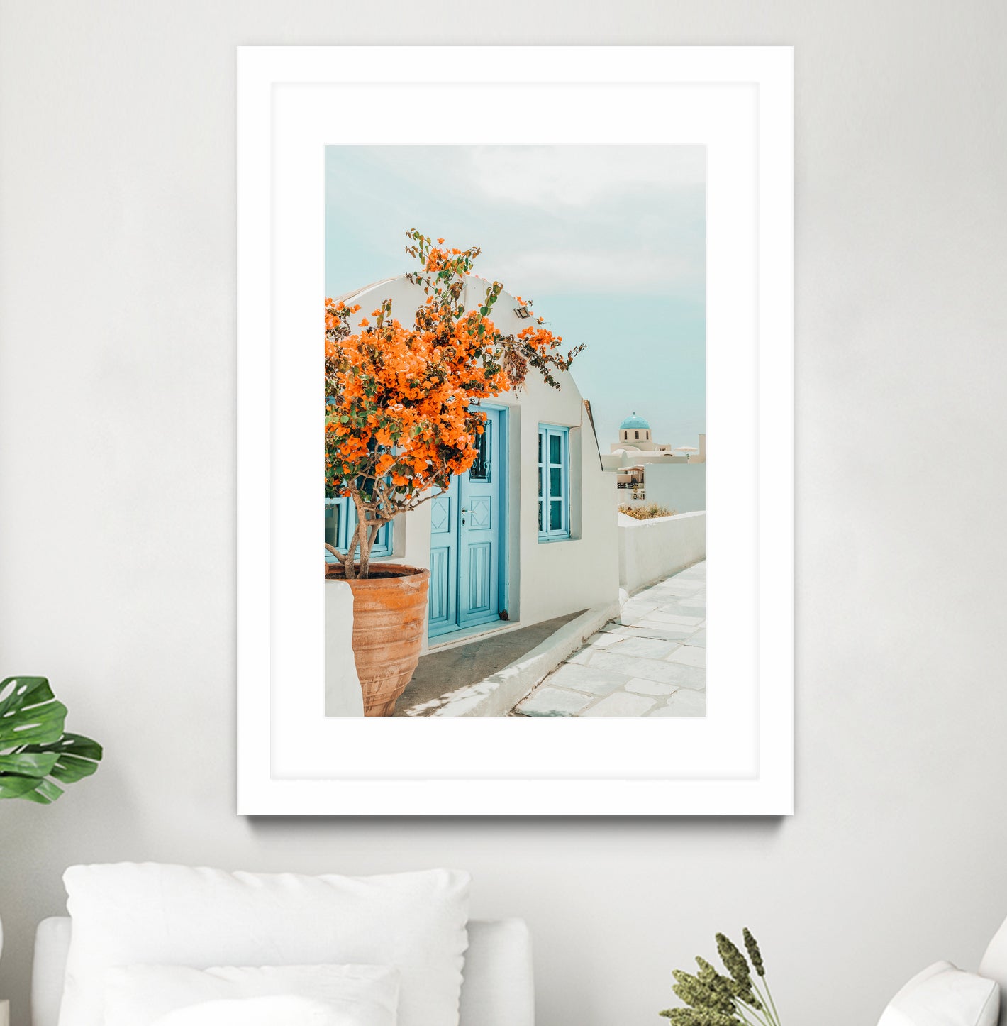 Greece Airbnb by 83 oranges on GIANT ART - orange digital greece